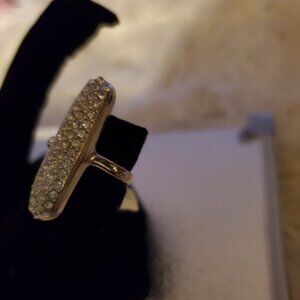 STERLING SILVER RING 1.5" long ((size 8))